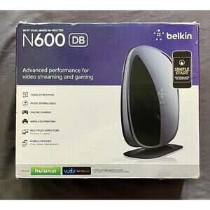 Belkin N600 DB 300 Mbps Dual Band Multibeam Wireless N+ Router New Open Box